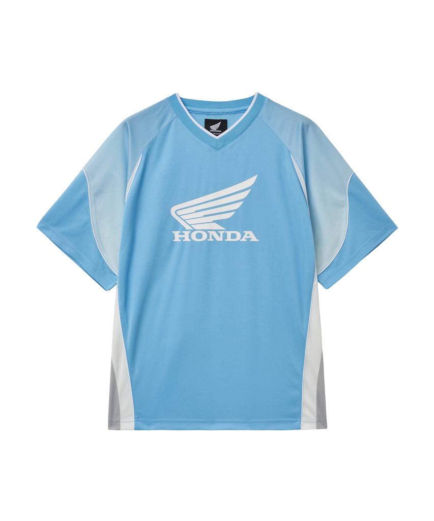 PHYPS MOTORCYCLE Mesh Speed Track Short Sleeve Light Blue