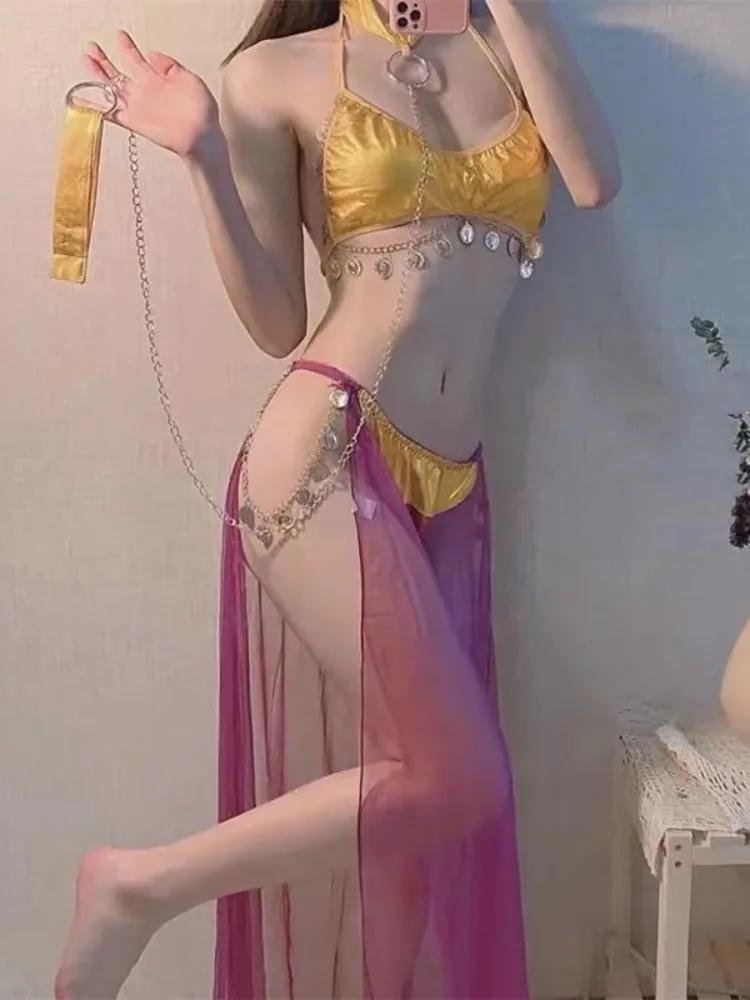 Erotic Hollow Out Bodysuit Open Crotch Sexy Women Police Cosplay Mesh Sleepwear Night Gowns Fetish Bandage Exotic Lingerie