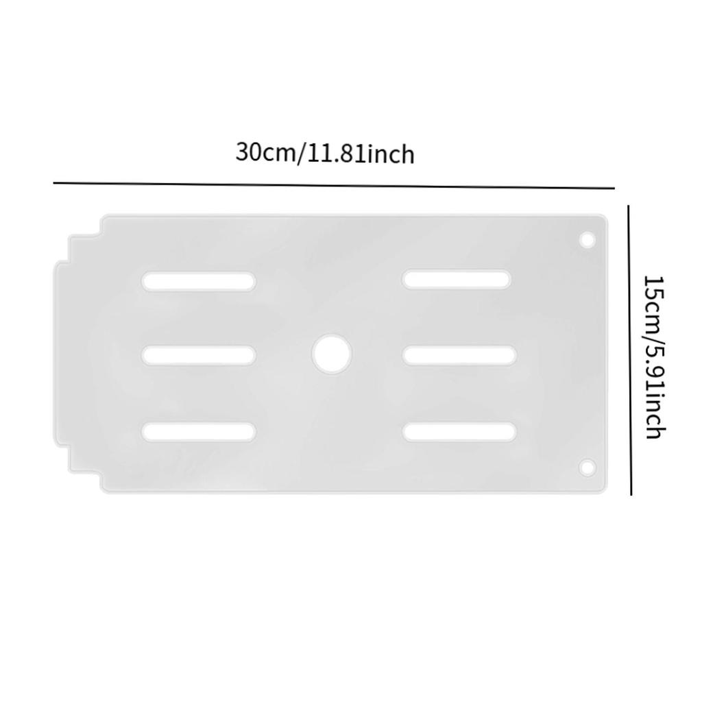 Acrylic Aquarium Cover with Feeding Holes Clear Anti Jumping Fish Tank Lid Cover for DIY Fish Tank Easy to Install