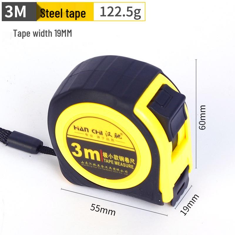 

Cross-Border Drop-Resistant Compact Tape Measure with Frosted Case and Customizable Bag 3m
