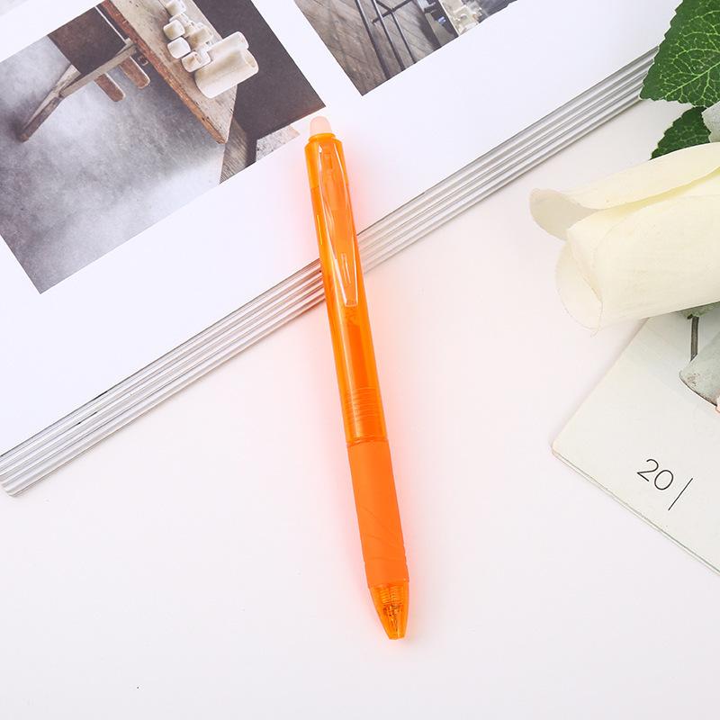 1 Piece Stationery School Office Erasable Press Multicolour Gel Pen Supply Cute Kawaii Creative Pretty Lovely Pen