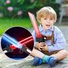 Light-up Double-bladed Lightsaber, Retractable Sword, Children's Toy For Boys, With Connectable Light-up Double Blades.
