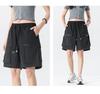 Herren Trendy Sommer Locker Gerade Cargo-Shorts - Nylon Eis Seide, Mittellang, Lässige Passform