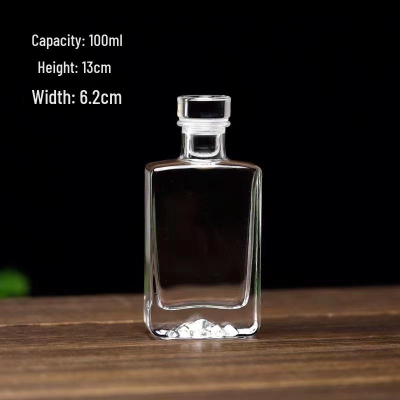 Герметичная стеклянная винная бутылка Guanshan для домашнего самогона, объем 1 цзинь