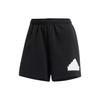 Future Icons Badge Of Sport Logo Elastic Waist Sports Shorts Women Shorts Black IP1544