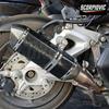 Carbon Fiber Hexagonal Exhaust Muffler Universal 51MM for CBR650 Sai 600 321R
