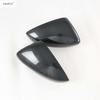For Mazda CX30 CX-30  - 2025 Car Rearview Mirror Side Wing Cap Decoration Cover Trim Carbon Fiber Exterior Accessories