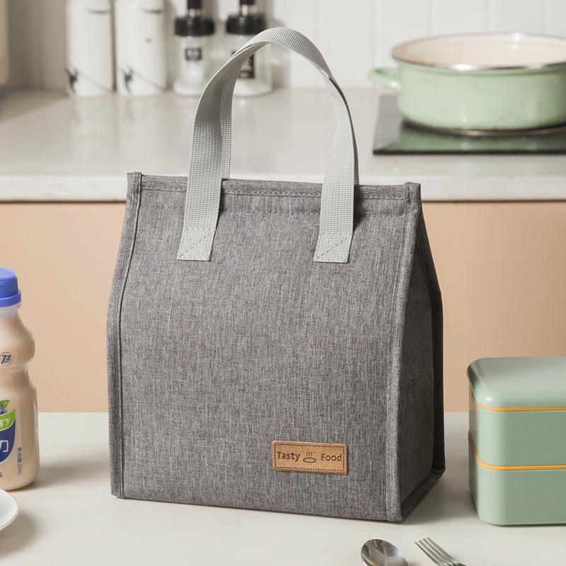 Cationic Insulated Lunch Bag | Portable Student Bento & Takeaway Storage Handbag