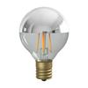 [Siphon] Mirror-Type Filament LED Bulb, Ball 50, G50, LDF71D, 40W Equivalent, 325lm Total Luminous Flux, Warm White (2700K), E17 Base, Dimmable,