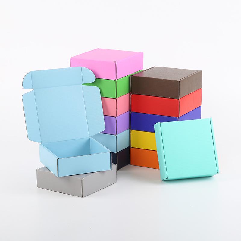 Durable Thickened Brown Jewelry Gift Box with Colored Packaging