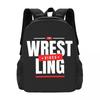 Pro Wrestling Vibes Backpack Hot Sale Daypack Large Capacity Children BookBag School Bag Shoulder Bags for Men Women