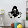 Halloween Grim Reaper Skeleton Wall Decals for Home and Bedroom Decor