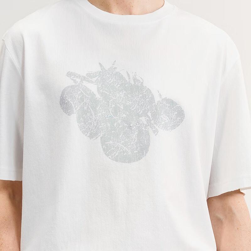 CROQUIS Men's 2025 Summer H-Fit Round Neck Short Sleeve T-Shirt