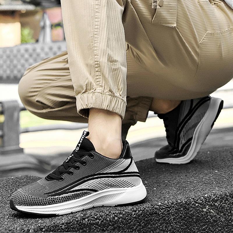6cm Invisible Height Increasing Shoes For Men Summer Breathable Lightweight Sneakers Anti Slip Comfort Casual Elevator Shoes