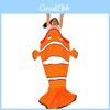 Mermaid Tail Kids Fish Finding Nemo Blanket Sleeping Sofa Warmth Decoration
