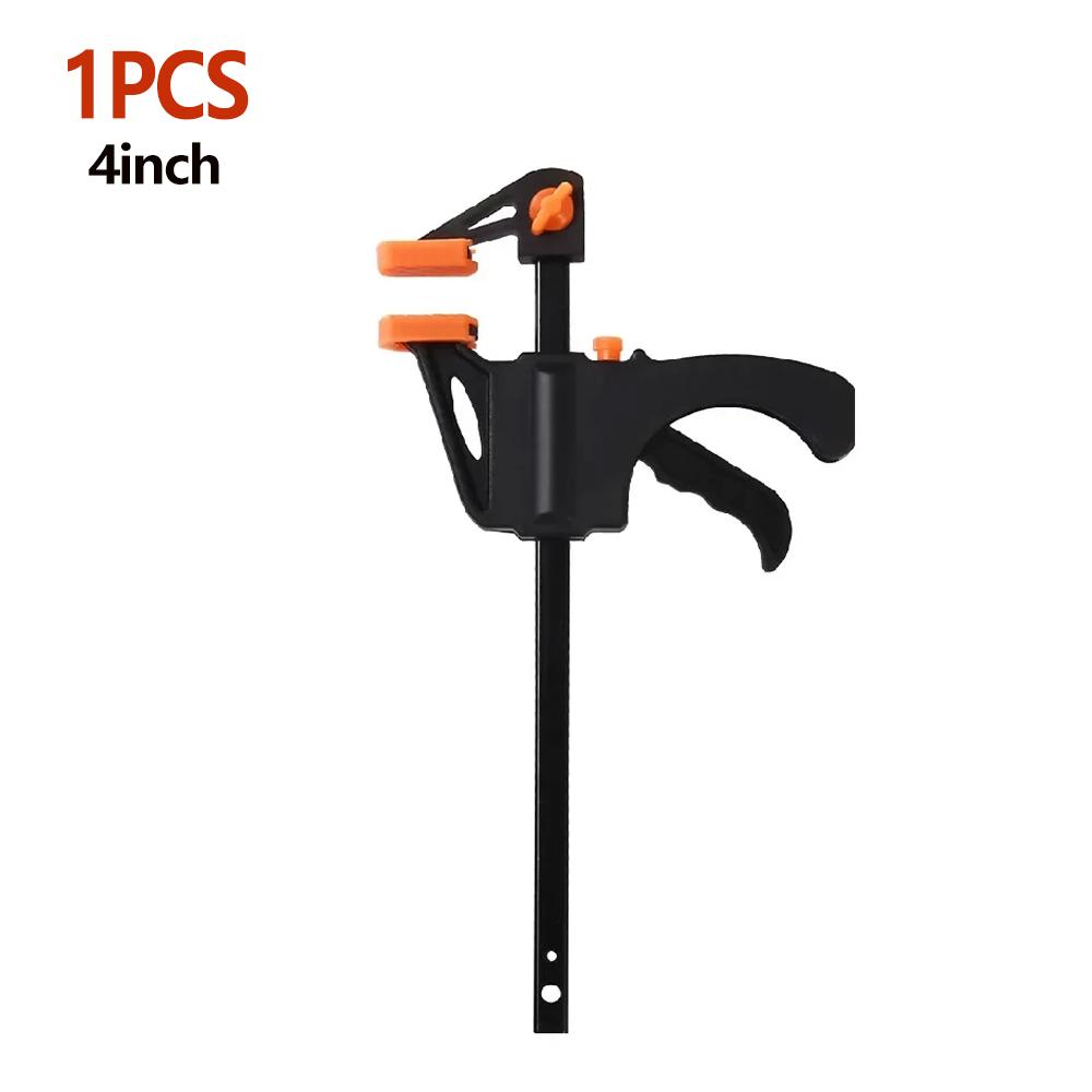 

4 Inch Woodworking Work Bar Clamp Clip Kit Quick Ratchet Release Speed Squeeze WoodWorking DIY Carpentry Gadget Hand Tools