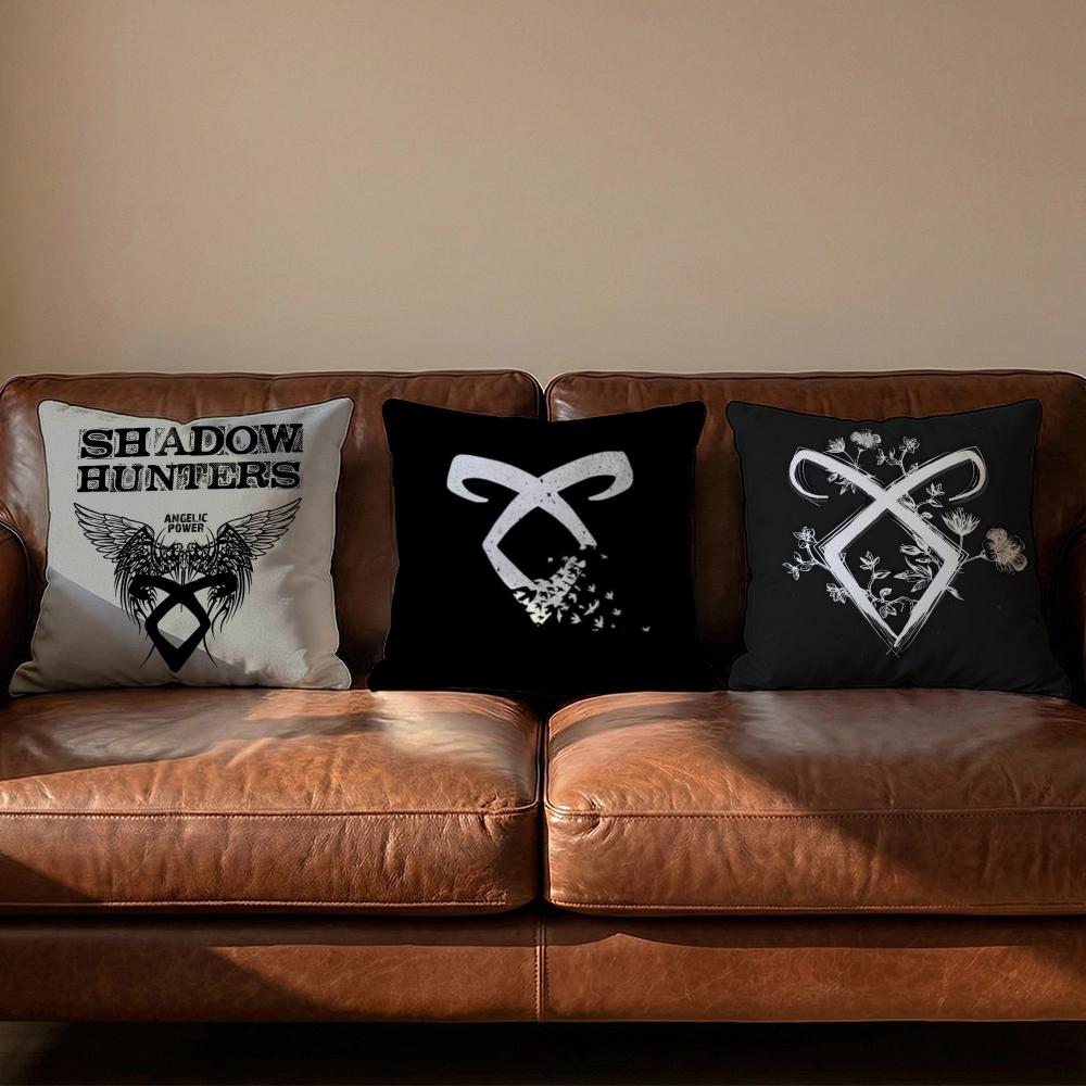 SShadowhunters Cushion Cover Soft Reversible Durable Pillow Cover MultiScene Use for Home Car Daily Comfort