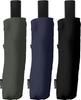Nakatani Folding Plain Big Size Men's Umbrella, Windproof, Navy, [423-028] Hand-opening 60cm,