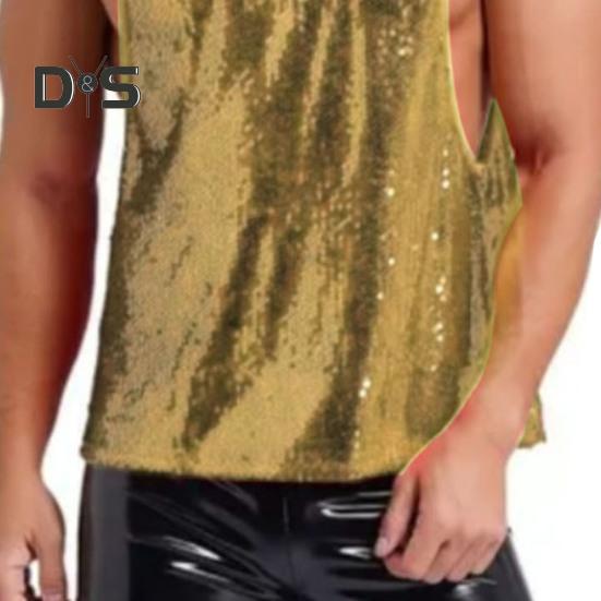 Men Vest O-Neck Sleeveless Loose Fit Solid Color Tank Tops Quick-Dry Versatile Street Style Tops Casual Wear