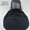 Industrial Welding Helmet Protective Cap Ergonomic Push In Clip Design Leather Fabric Construction Wide Coverage