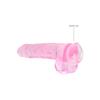 RealRock - Realistic dildo with balls 23 cm