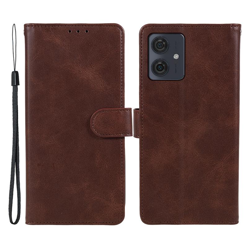 Cell Phone Cover for Motorola Moto G54 5G Case Slim-Fit PU Leather Wallet Stand Shell