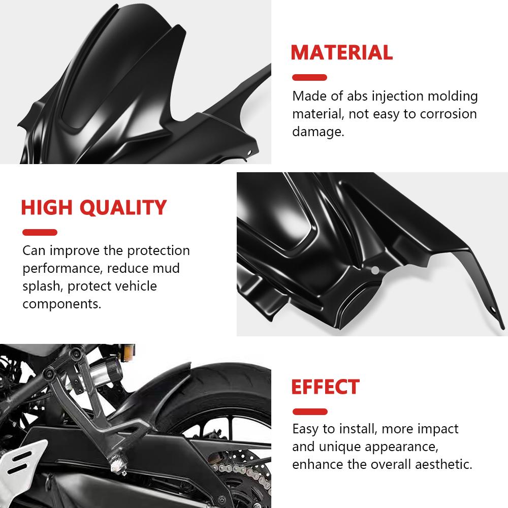 For TRACER 9GT 2025 2024 2023 2022 2021 tracer9 2024 Rear Fender Motorcycle Hugger Rear Mudguard Wheel Extension Splash Guard