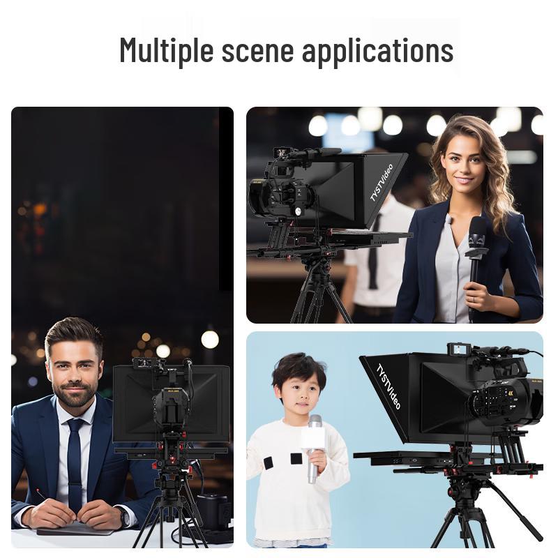 Professional Broadcast Studio Teleprompter