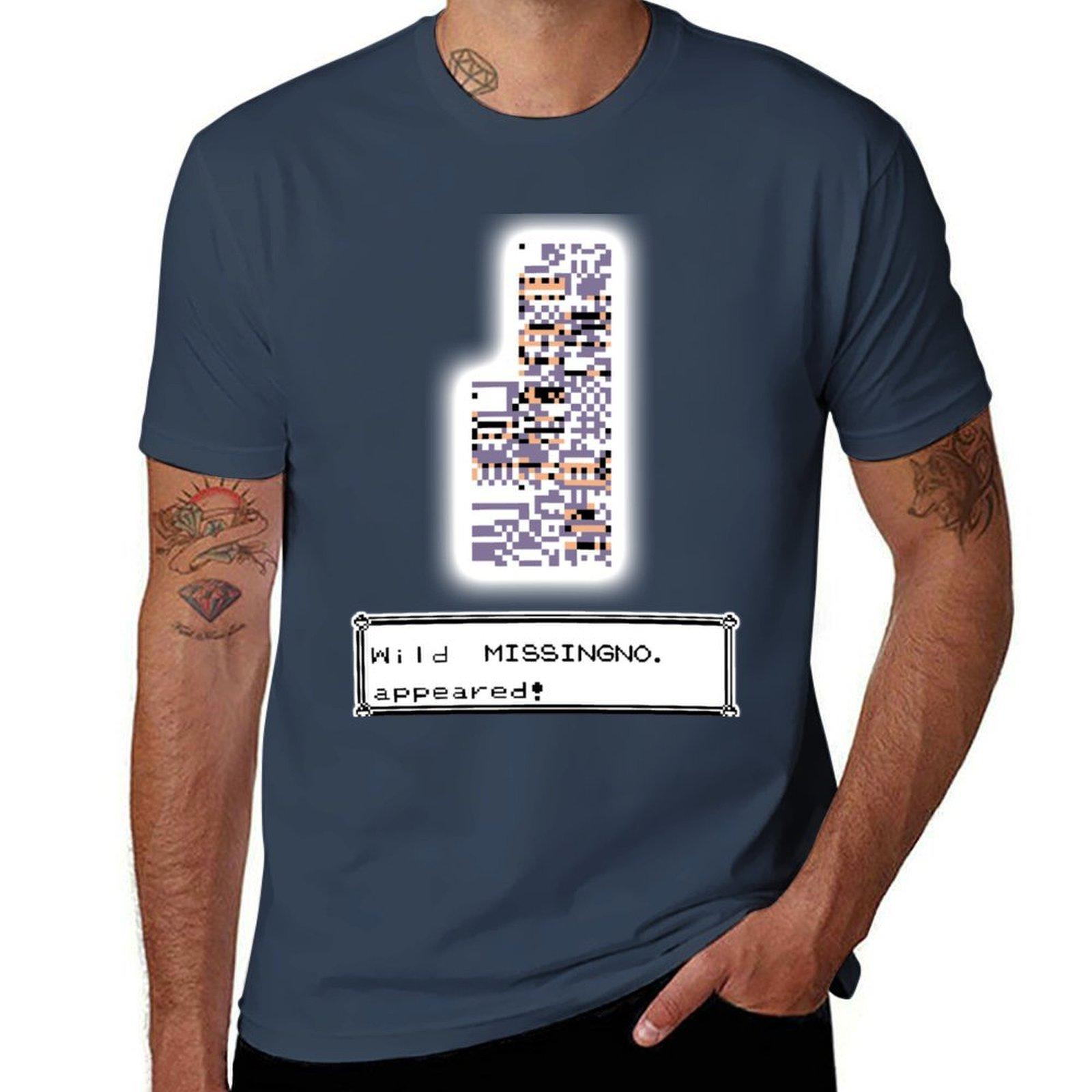 Missingno TShirt Casual Graphic Print Tee S