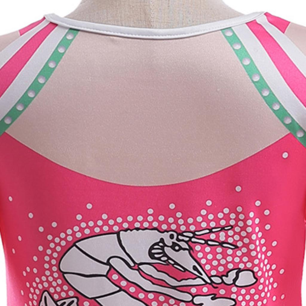 Girls Cosplay Costume Cheerleading One-Piece Dress Youth Pleated Skirt Performance Costume