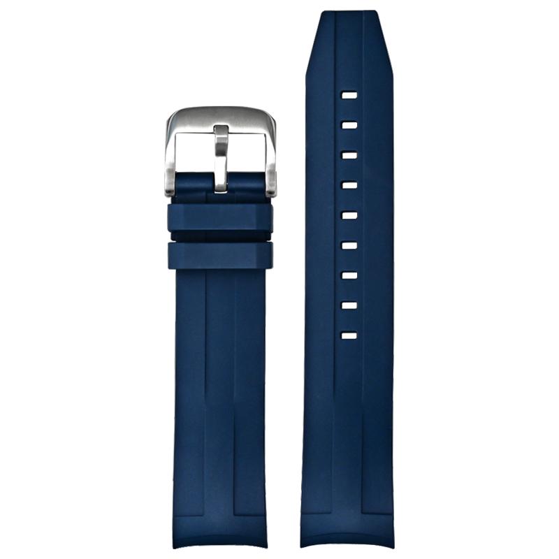 Wodoodporny Pasek do Zegarka z Kauczuku Fluorowego FKM dla serii Tissot 1853 Seastar T120 21mm Zakrzywiony Pasek do Zegarka