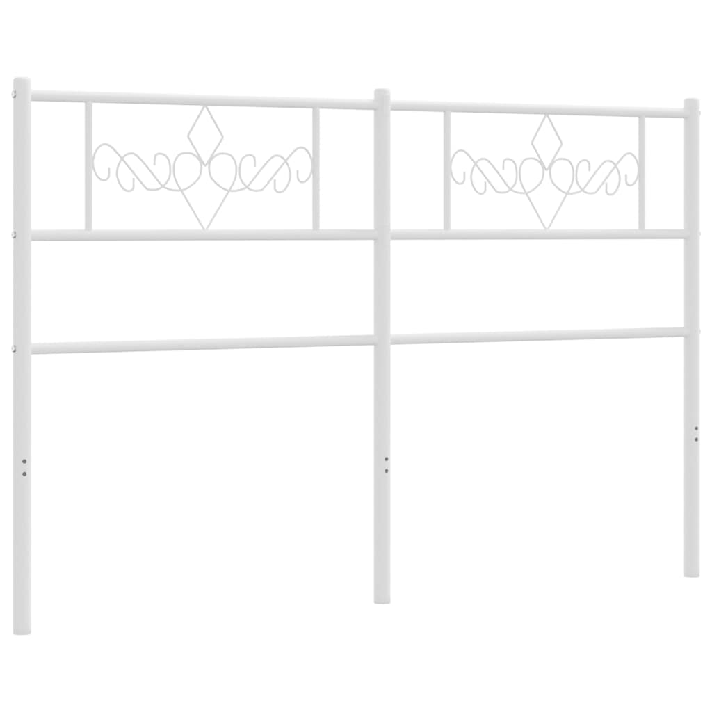Replacement Headboard Metal White 120 Cm