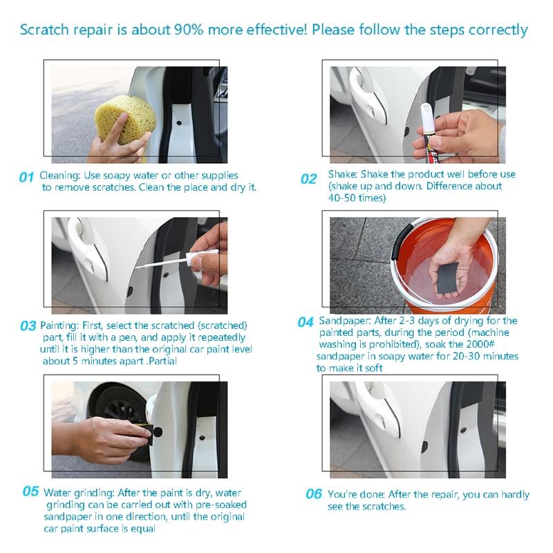 Car Coat Scratch Clear Care for Touch Up Paint Marker Pen Waterproof Metal Perma
