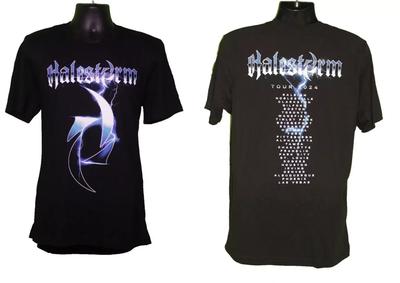 Halestorm Band 2 Side Black Men and Women T Shirt