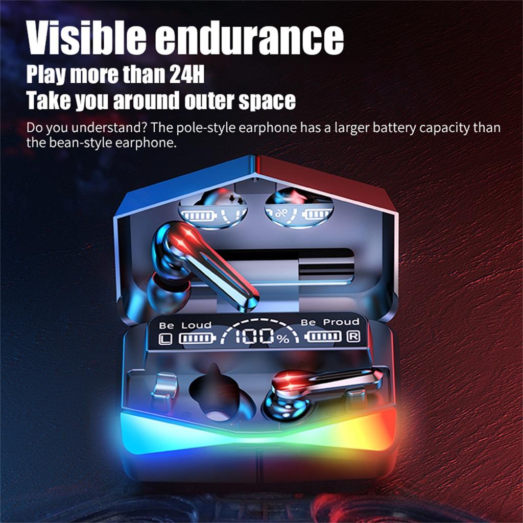 M28 T-WS Wireless Headphones Bluetooth Stereo Earphones T-ouch Control Noise Reduction Waterproof Earbuds Headsets With Microphone