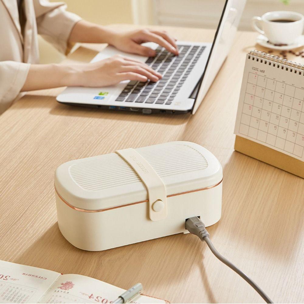 Leak-proof Keep Warm Lunchbox Divided Heated Lunch Box Constant Temperature Lunch Box  Winter