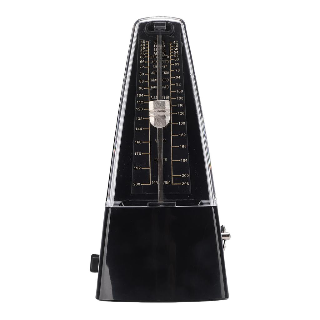 Metronome for Piano Guitar Violin Rhythm Practice Tool No Battery Needed Mechanical Metronome Black