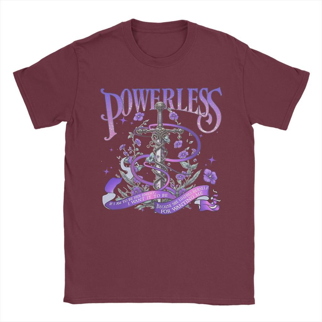 Humorous Dark RoUnisexce Fantasy Book Series  TShirt for Unisex Round Collar Cotton T Shirts Kai Azer Tee Shirt Plus Size Clothing