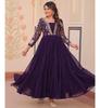 Women Designer Designer Anarkali Gown With Embroidery Sequence Work Suit Dress