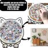 cat wooden puzzle Cat-shaped Wooden Jigsaw Puzzle Table Games Cat Stacked Puzzle Unique irregular puzzle pieces Christmas Gifts