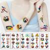 10/20/30Sheets Temporary Tattoos for Football Soccer Fan Fake Tattoo Sticker Waterproof Tattoo Sticker Sleeves Man Women