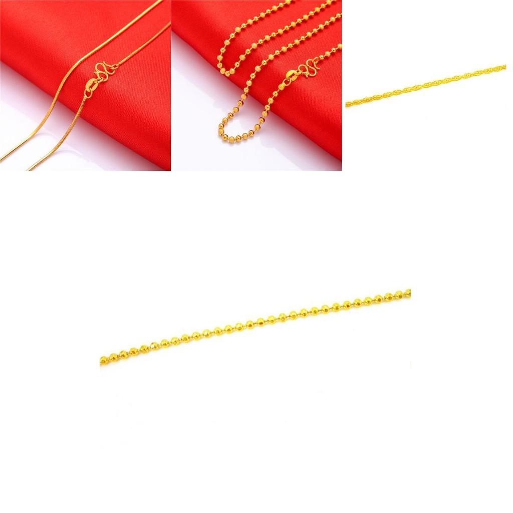 Brass Gold Plated Necklace Trendy Water Wave Design Gift For All**
