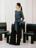 HUNCH Tie Layered Knit