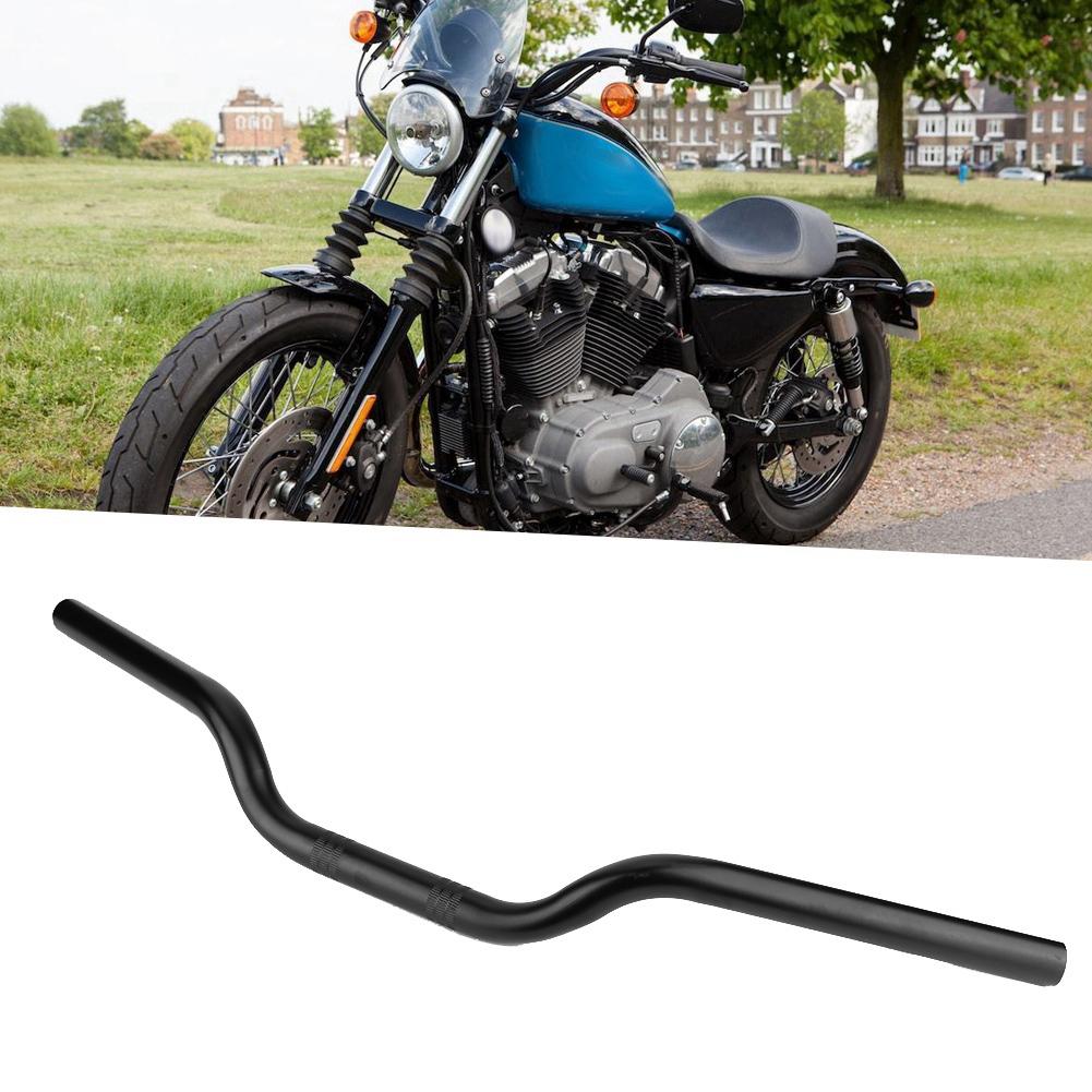 Steel Motorcycle Handlebar Handle Bar 25mm fit for Sportster XL 883 1200 (Black)