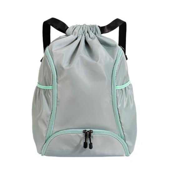 

Футбольный рюкзак, спортивный рюкзак с отделением для мяча или обуви, рюкзак на шнурке для баскетбола, волейбола, футбола, мужской, женский мятный зеленый