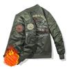 Neue Herbst- und Winter Air Force Bomberjacke Herren Bestickte Baseballuniform Frühling und Herbst Übergröße Jacke