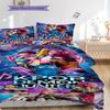 Fantasy Beast Alien Eyes Three-piece Set(1 * Duvet Cover + 2 * Pillowcase, Without core)Duvet Cover and Pillowcase Soft and Comfortable