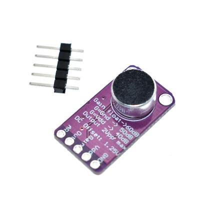 Mikrofon MAX9814 moduł płyty wzmacniacza AGC automatyczna kontrola wzmocnienia dla Arduino programowalny współczynnik ataku i zwolnienia niski THD
