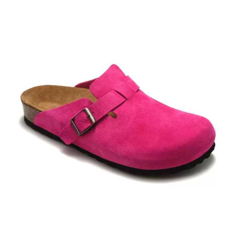 

Боуты Boken, носок, тапочки, натуральная коровья кожа, пробка, ретро толстая подошва, японский стиль, уродливые и милые, классные тапочки для отдыха на открытом воздухе 46