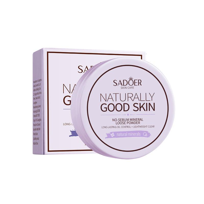 

Макіяж SADOER Мінеральна розсипчаста пудра Освіжаюча Легка Фіксуюча Пудра-консилер